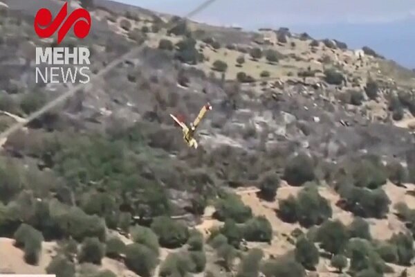 سقوط هواپیمای آتش‌نشان در یونان+ فیلم – خلیج فا