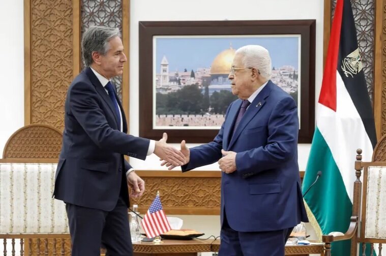 دیدار وزیر خارجه آمریکا با محمود عباس – خلیج فا
